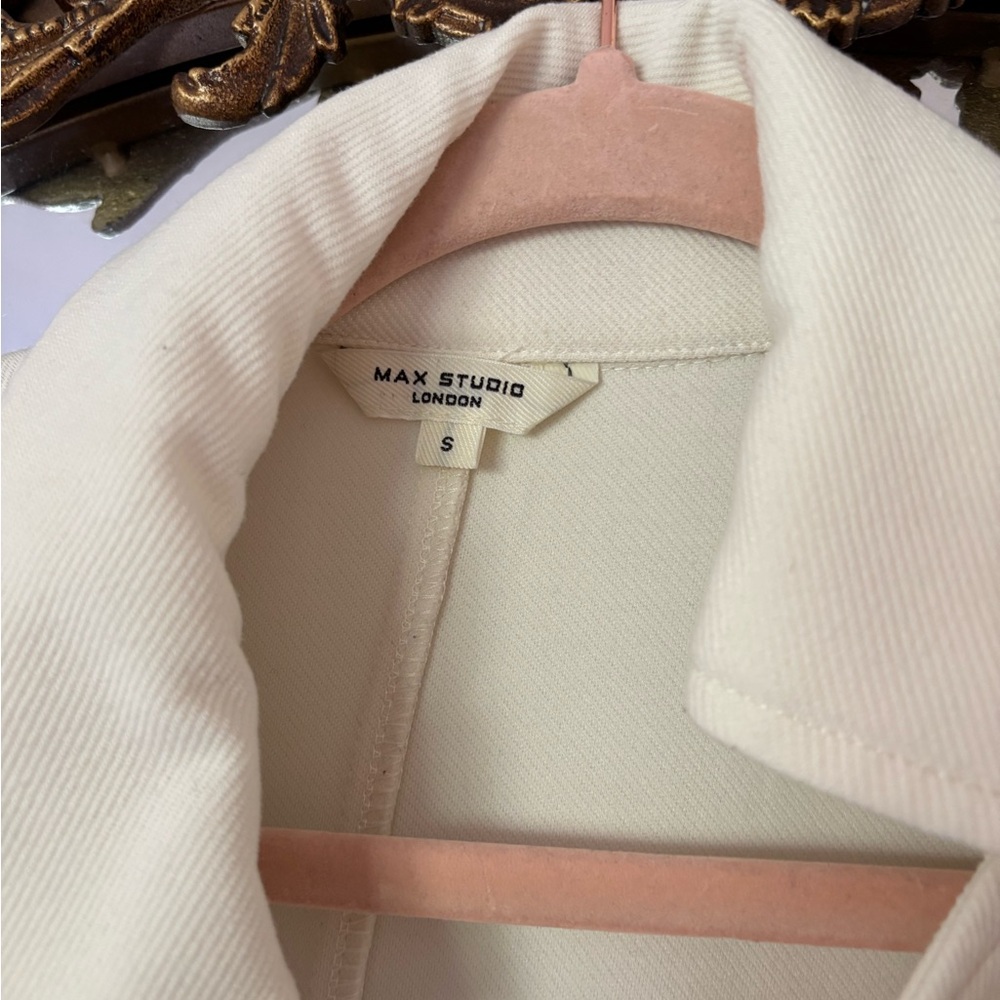 Max Studio Cream Double-Breast Jacket - image 5